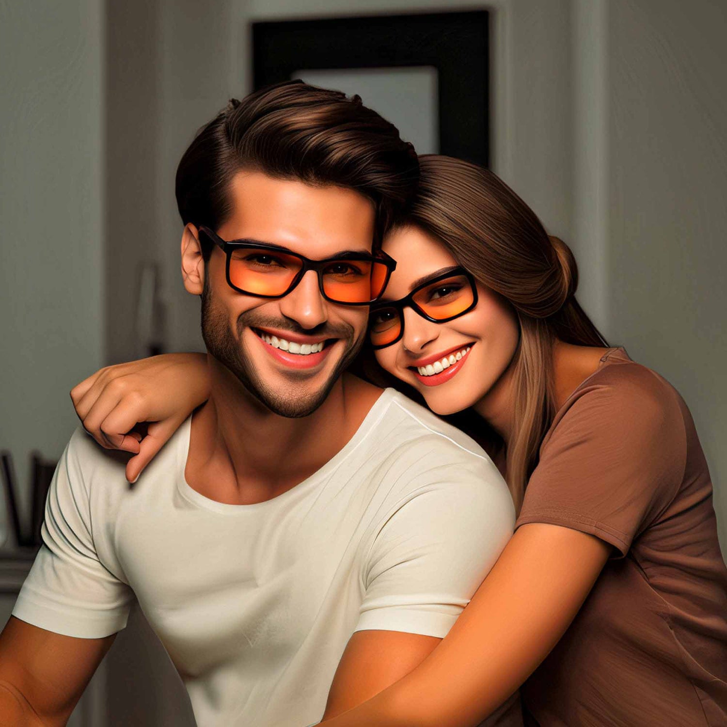 blue light blocking glasses amber glasses blue light blocker reading glasses women mens sleep glasses