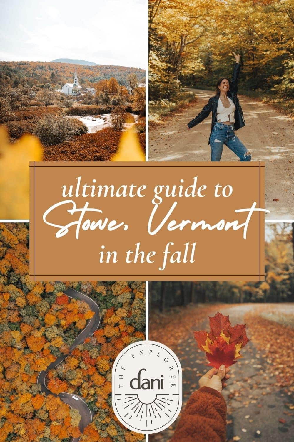 Exploring Stowe, VT in the fall