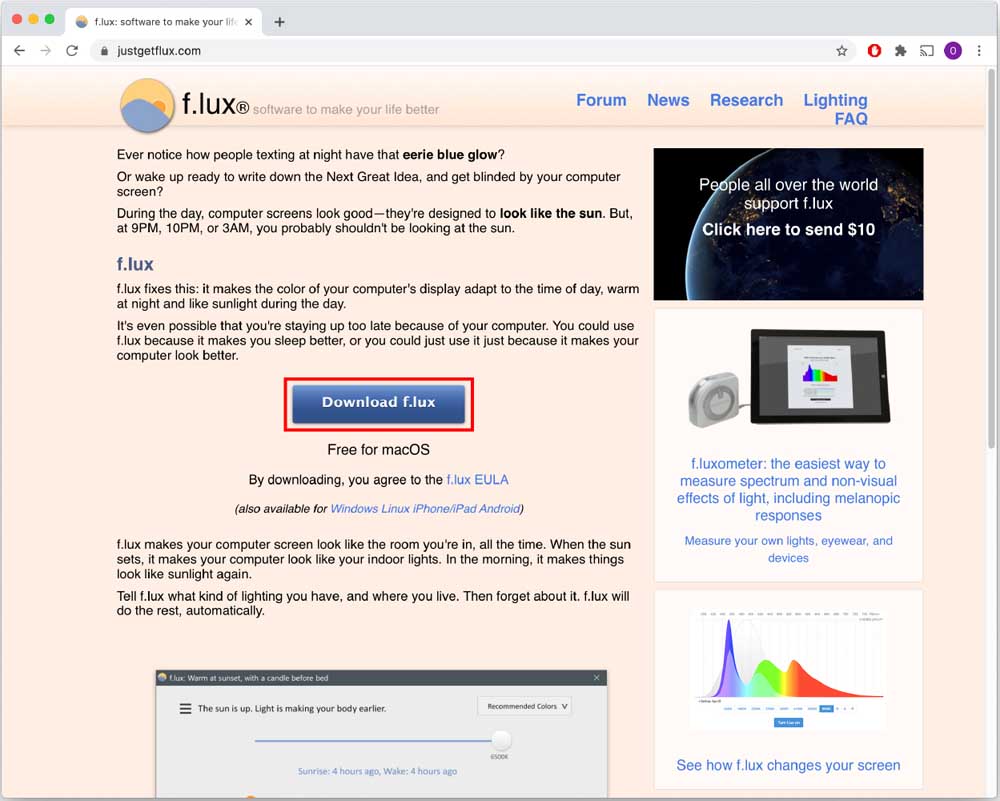 So verwenden Sie Flux auf Ihrem Computer, Schritt 2