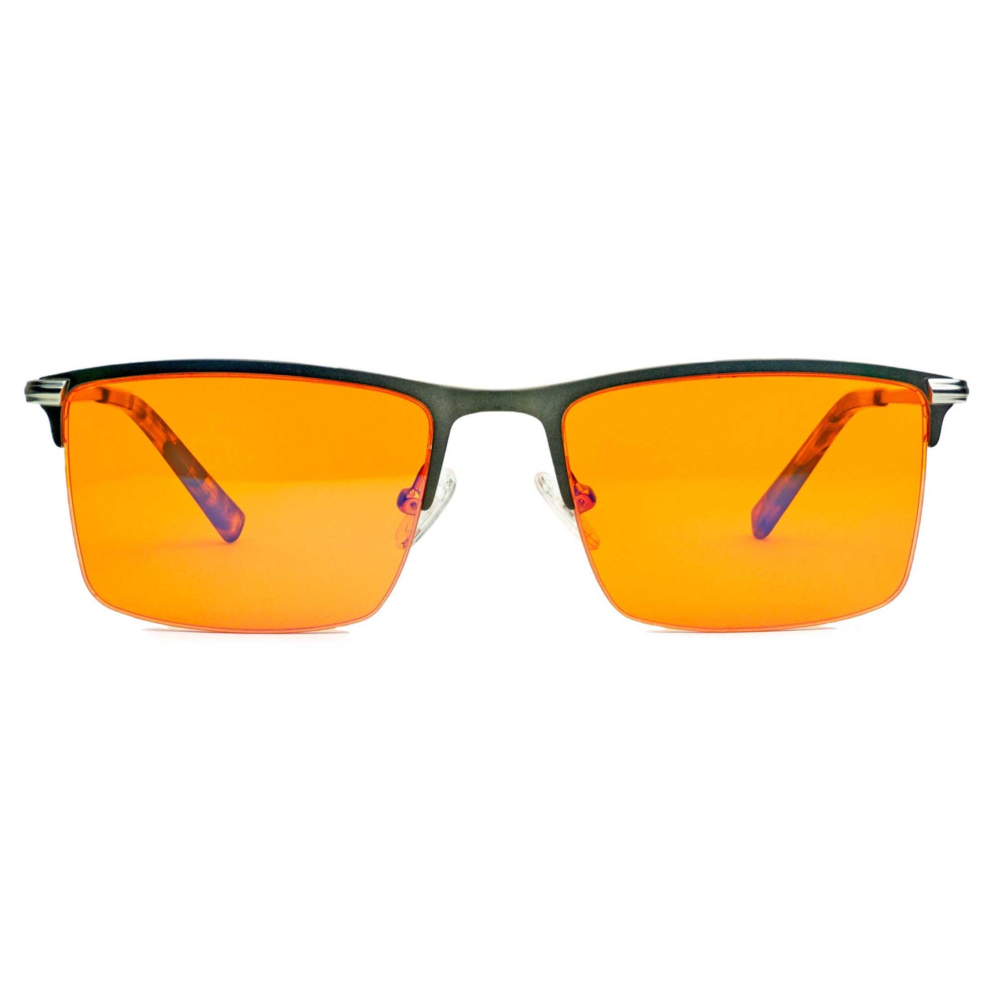 half rim blue light blocking glasses for sleep